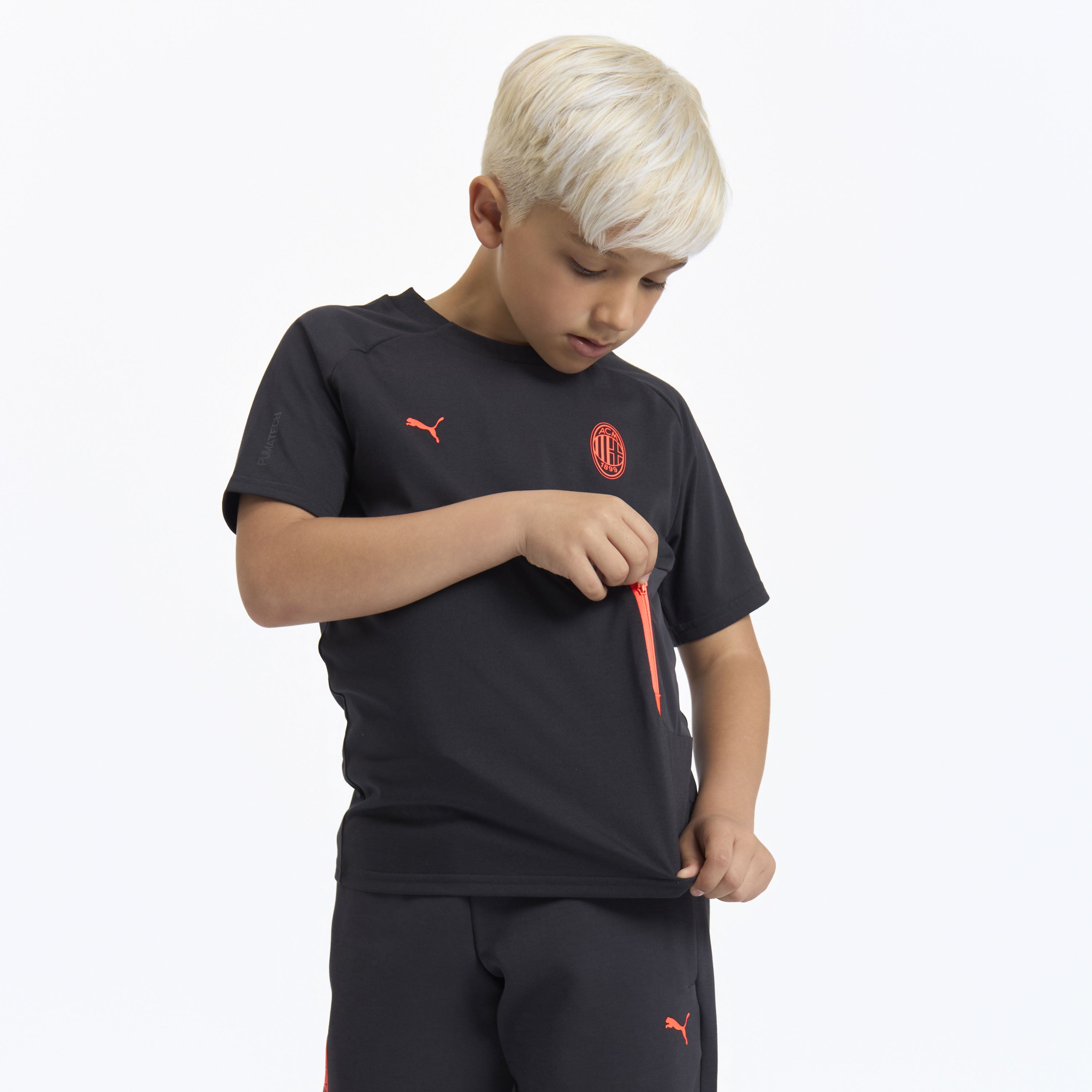 AC Milan Pumatech 2026/27 t-shirt bambino grigia 8 anni