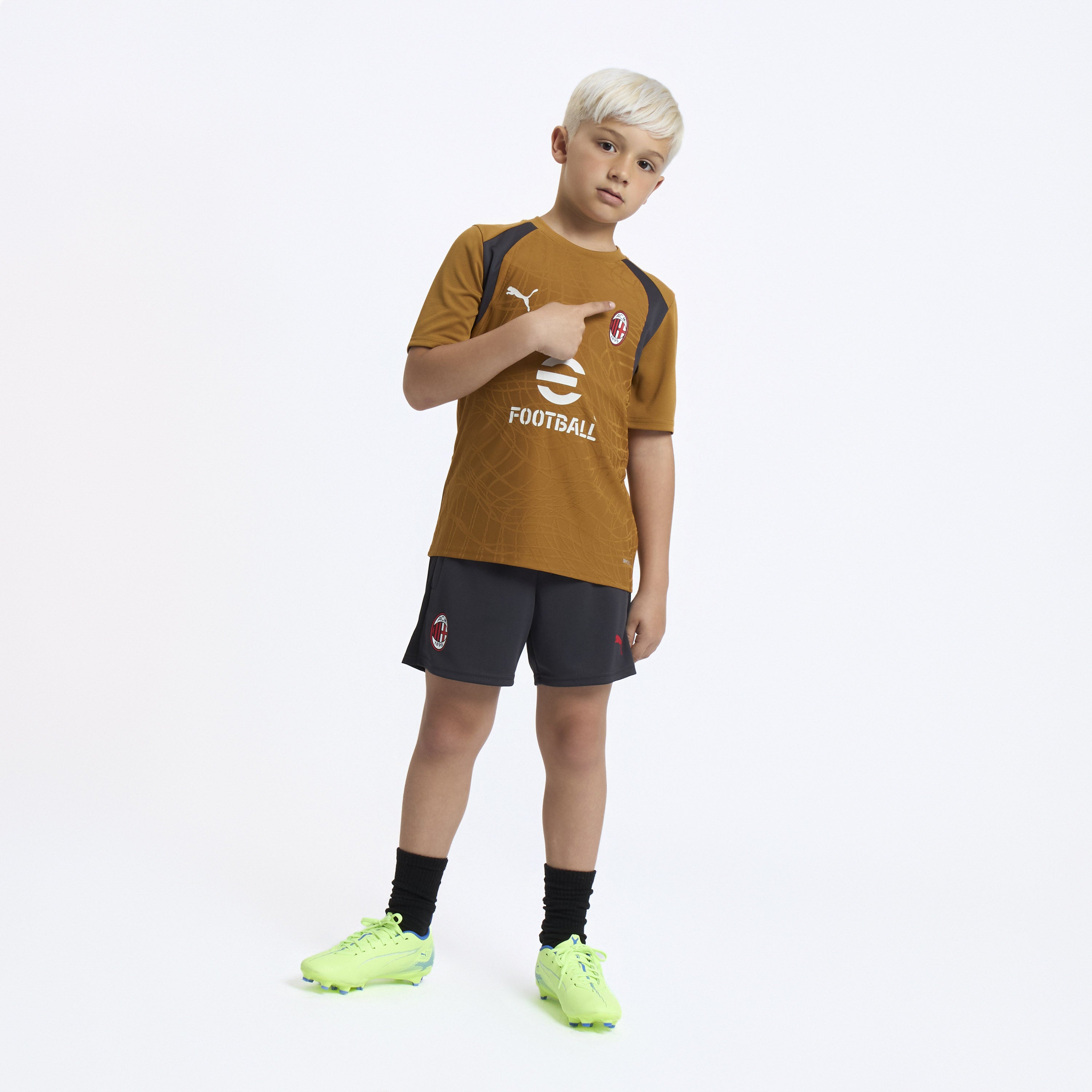AC Milan Allenamento 2026/27 Maglia Bambino Oro