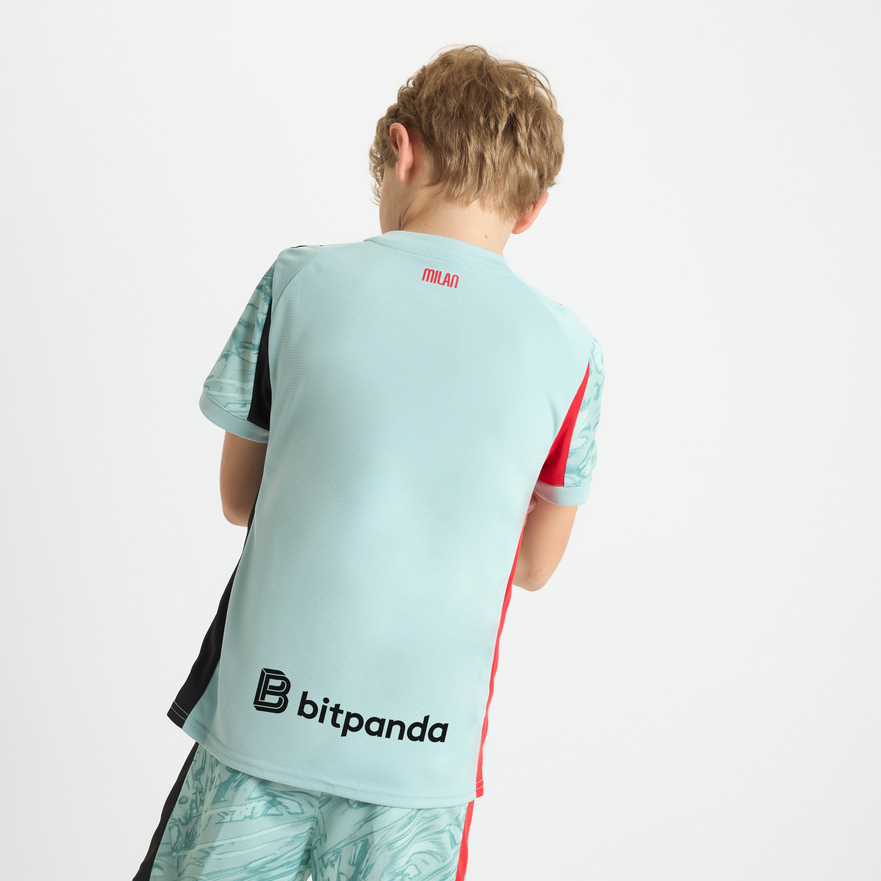 AC Milan Kit Gara Milan Goalkeeper Home 2025/25 maglia portiere bambino