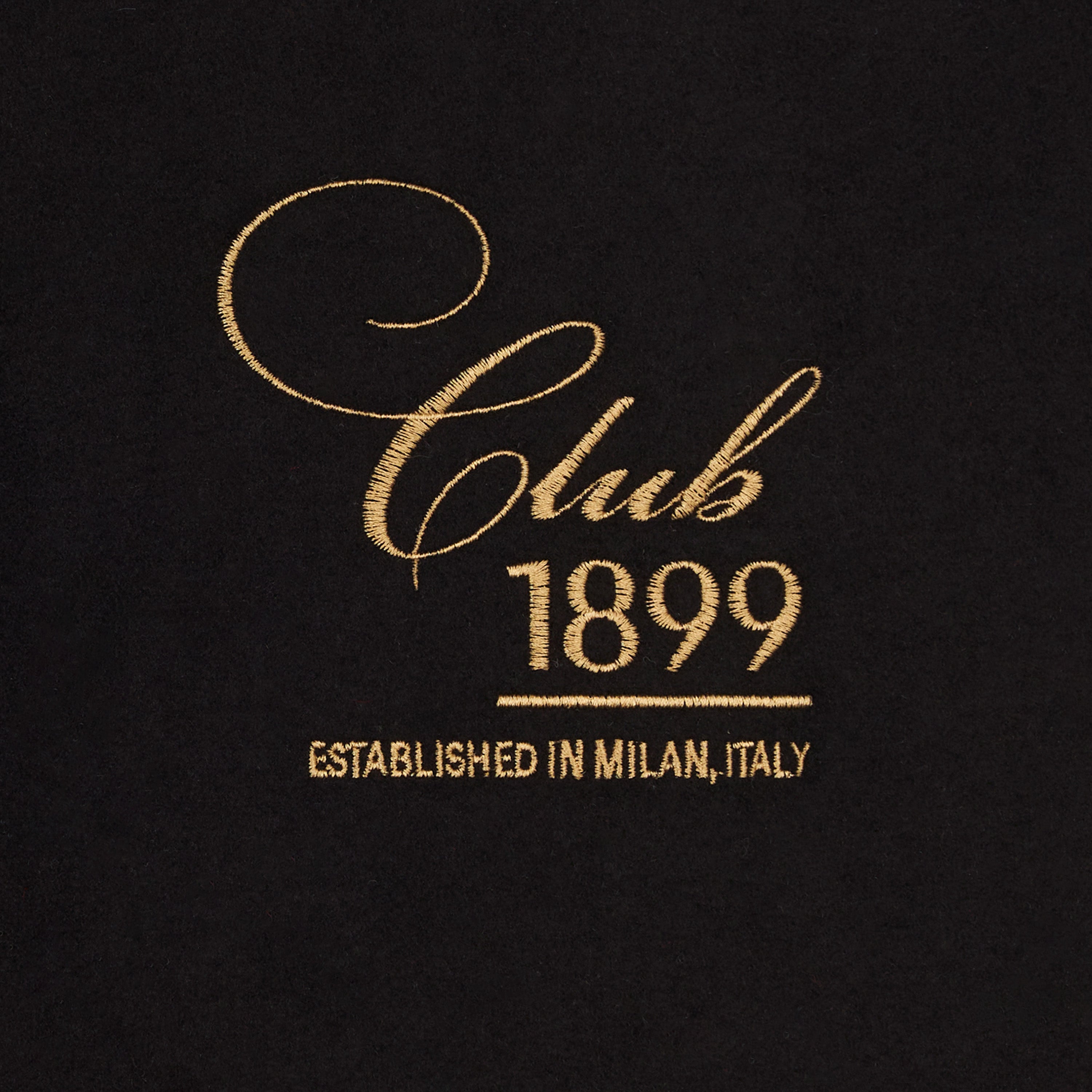 AC Milan Magliette Club 1899 Camicia Uomo Nera Lana