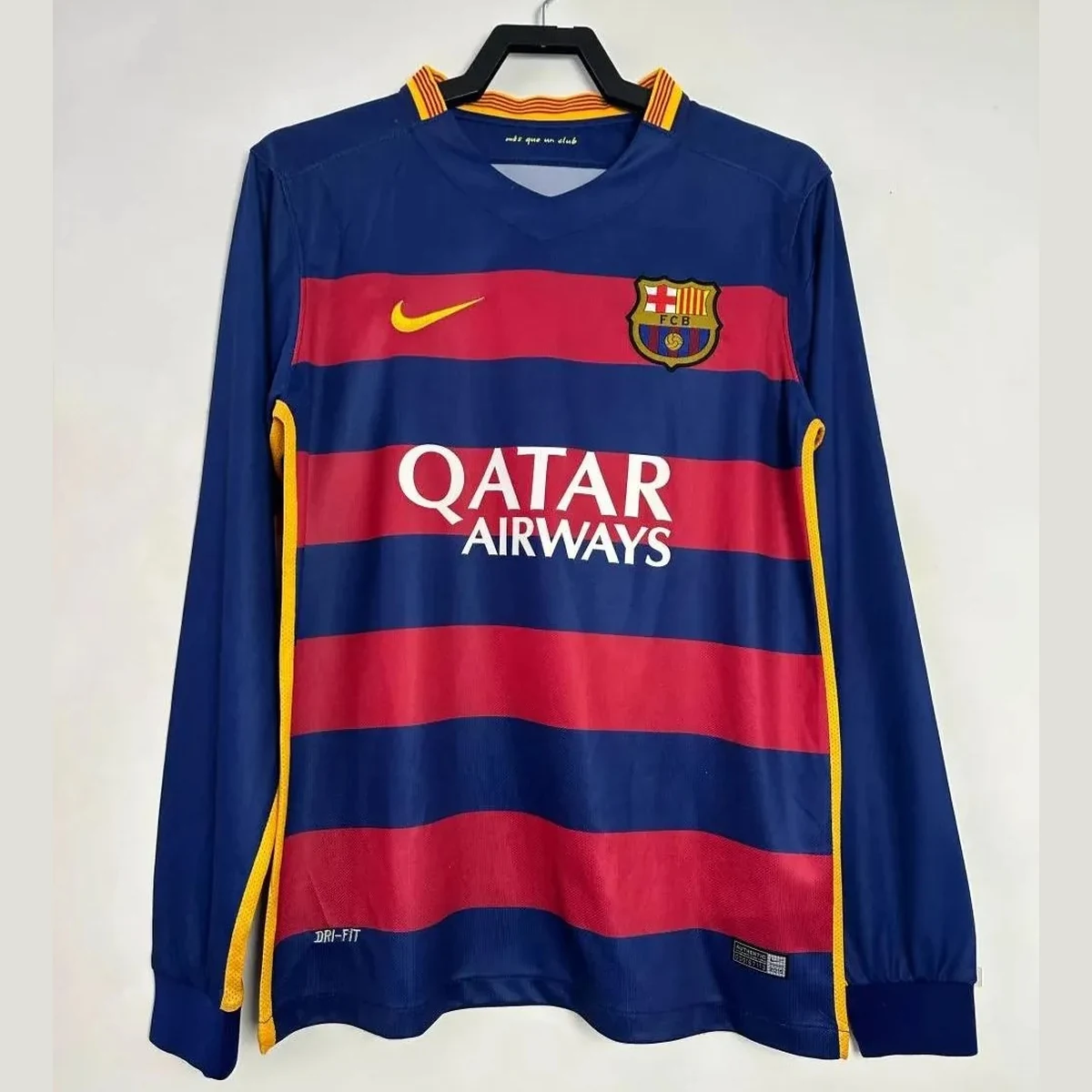 Barcellona 2015/16 Maglia calcio manica lunga retro S-XXL
