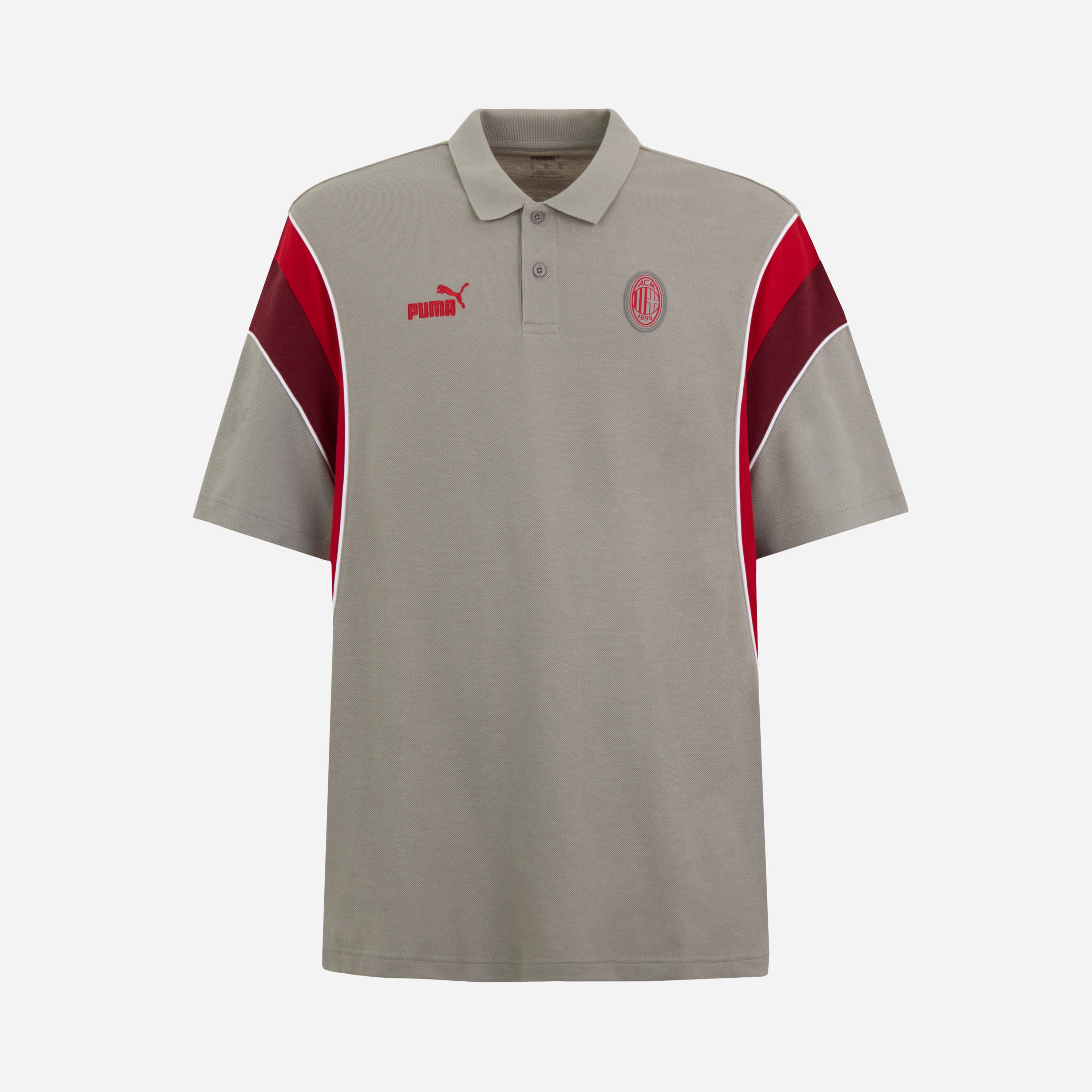 AC Milan Archive Polo Uomo Capsule Puma Grigia