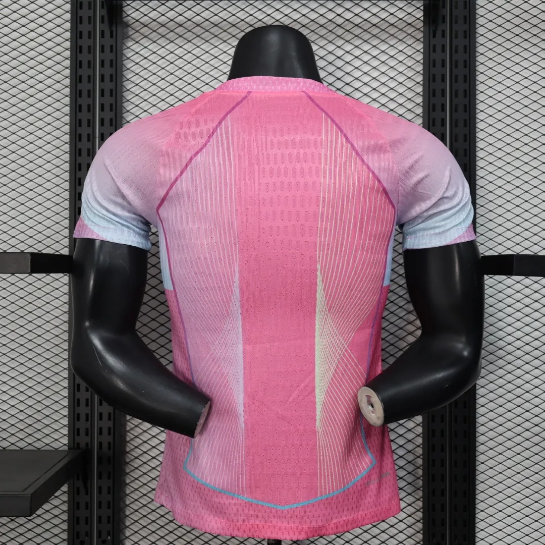 Barcellona Rosa 2025/26 Maglia Giocatore Retro S