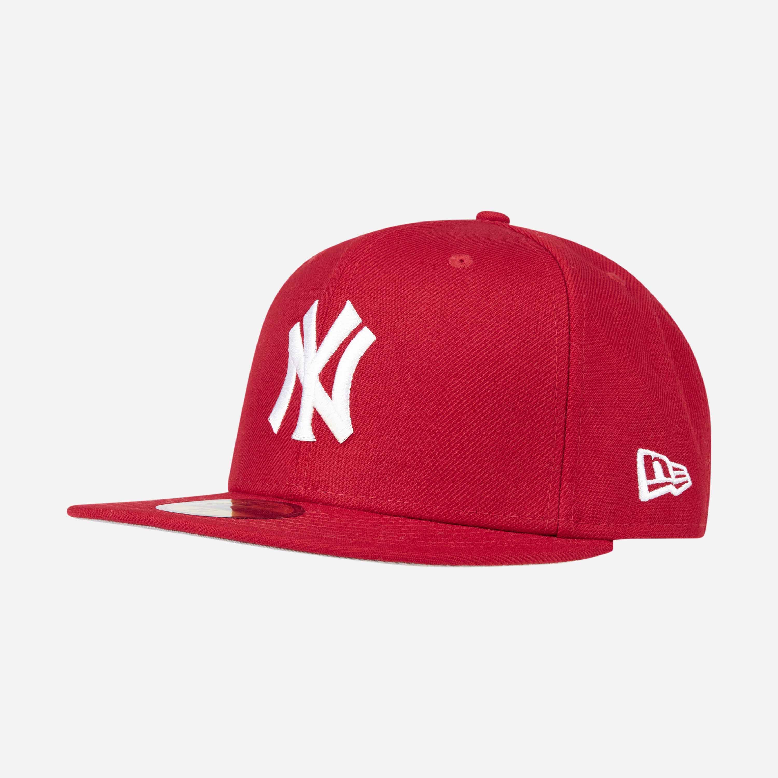 AC Milan New Era 59Fifty cappello rosso fitted uomo cotone