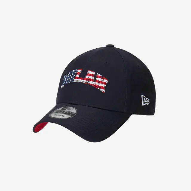 AC Milan New Era 9Forty Cappello Bandiera USA Taglia Unica