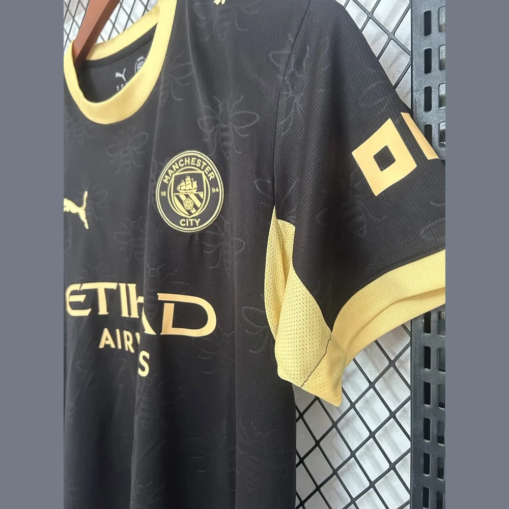 Tifoso Store Maglie da Calcio City Away 2026/27 maglia nera oro