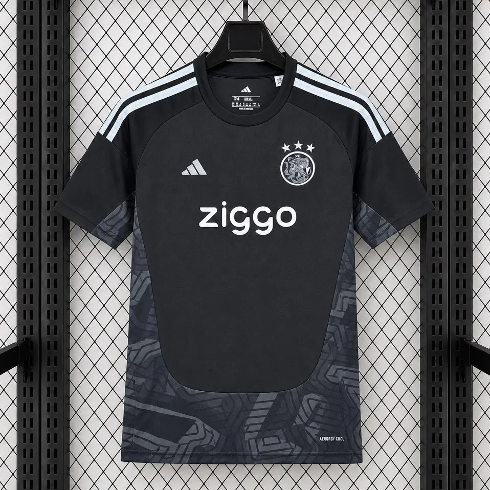 Tifoso Store Maglie da Calcio Ajax Allenamento Maglia Nera
