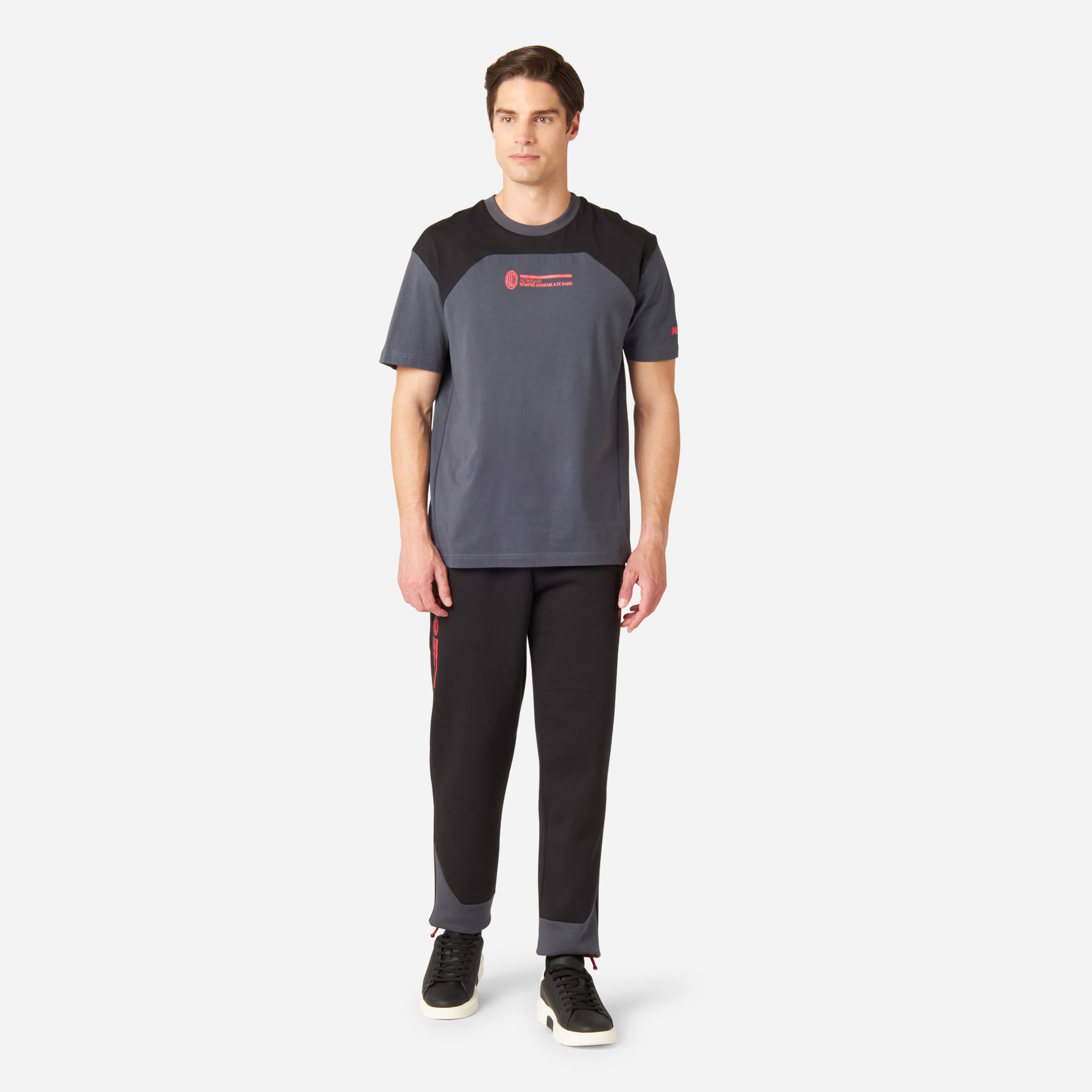 AC Milan Sempre Insieme A Te Sarò t-shirt uomo cotone