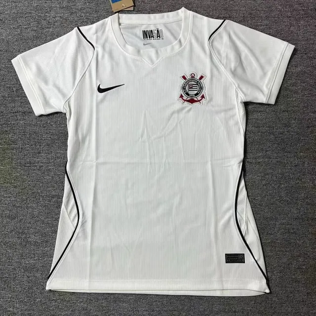 Corinthians Prima Maglia Donna 2026/27 Calcio Bianca Nike