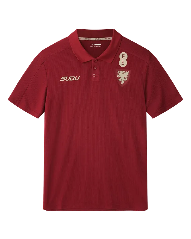 Wales Travel polo uomo bordeaux M
