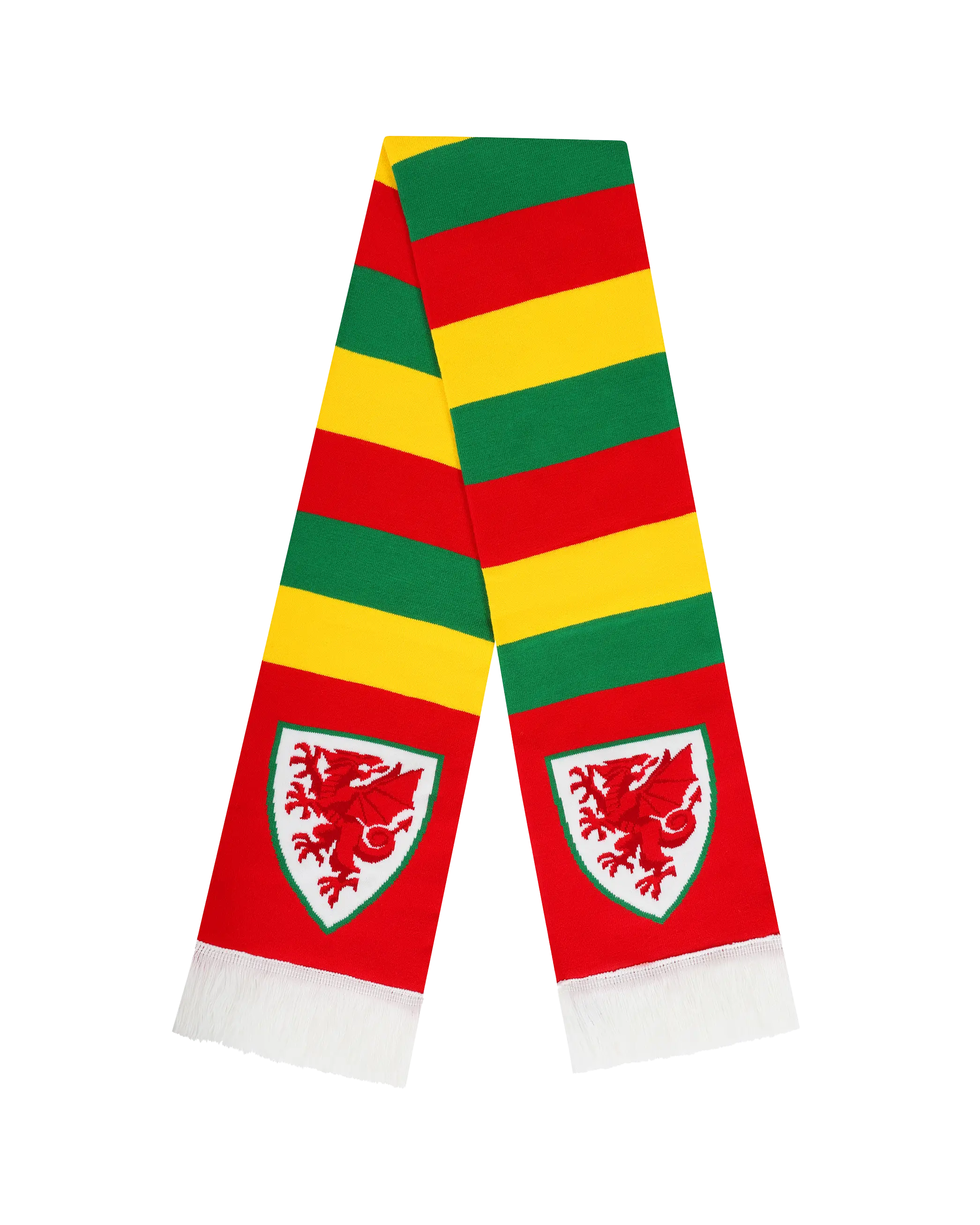 Wales Bar sciarpa tifoso verde gialla taglia unica