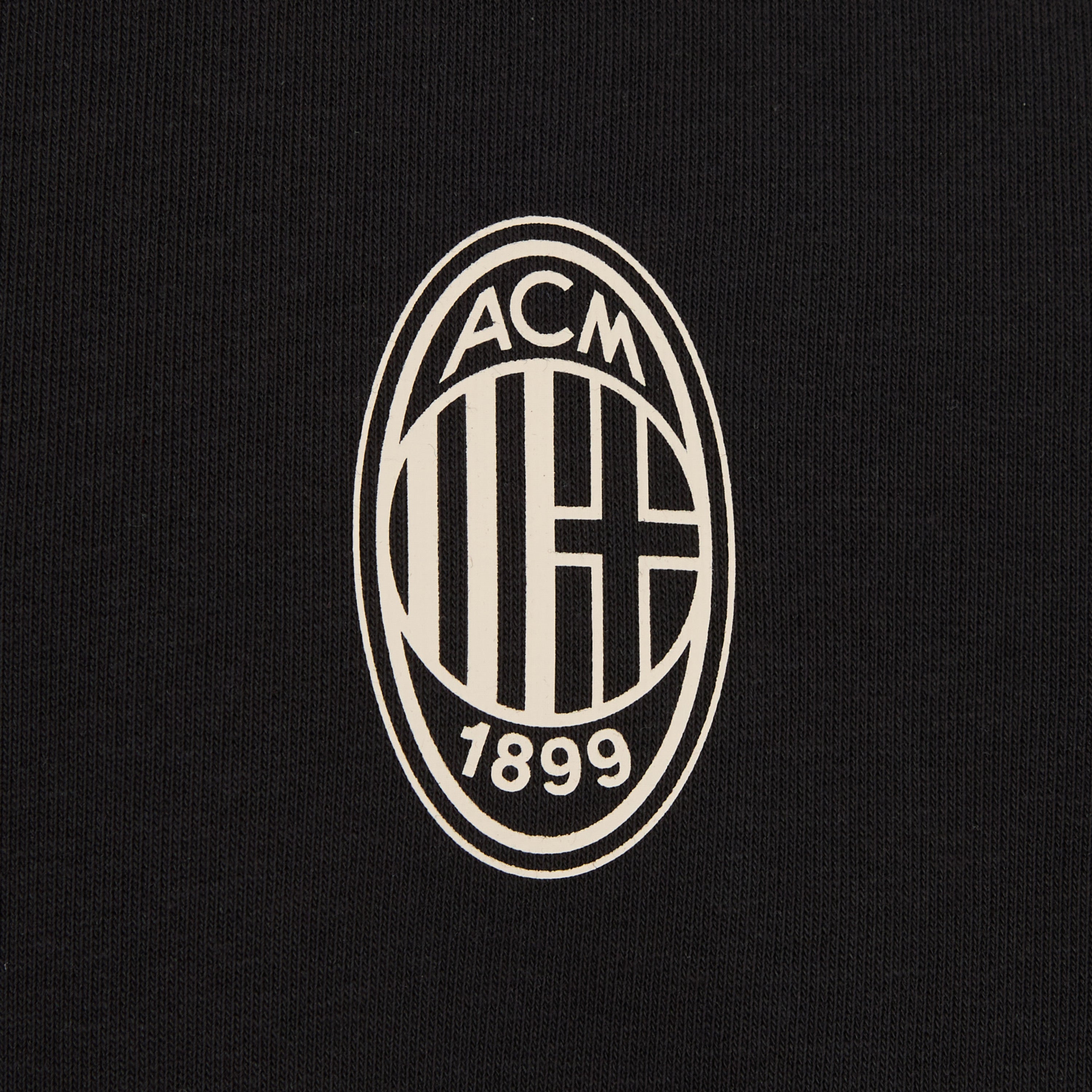 AC Milan King Collection Felpa Nera Uomo L Cotone