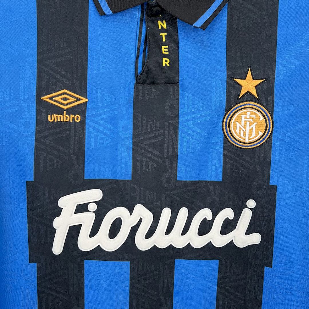 Tifoso Store Maglie da Calcio Inter 1993/94 maglia retro nerazzurra