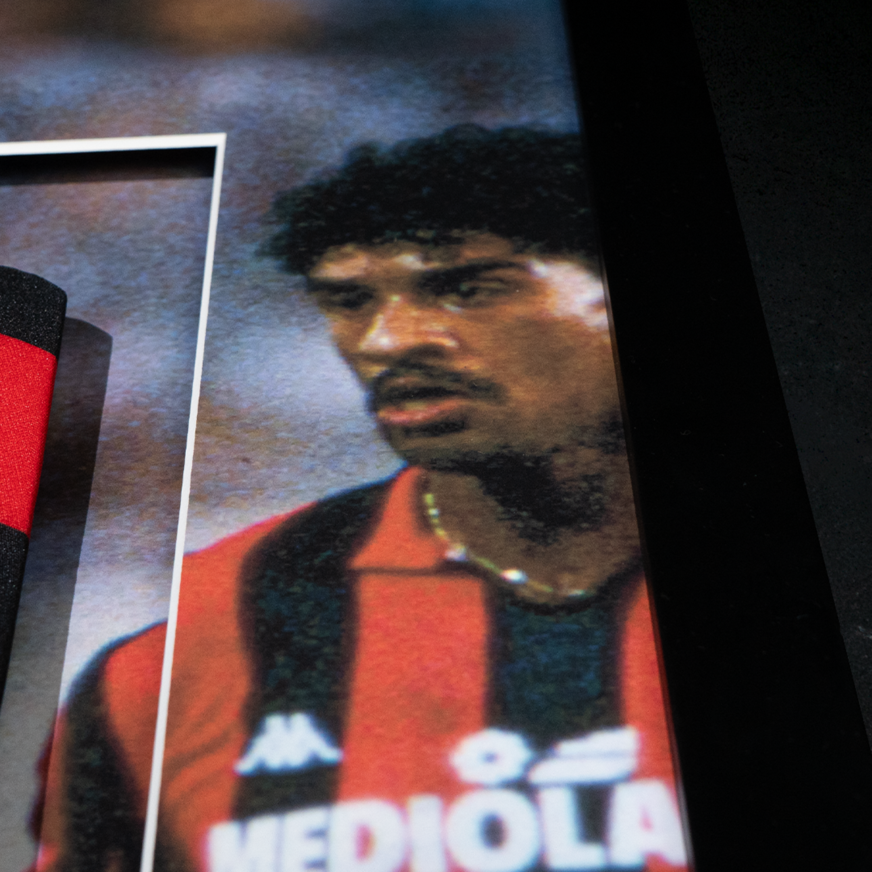 AC Milan Rijkaard maglia firmata incorniciata 1988/89
