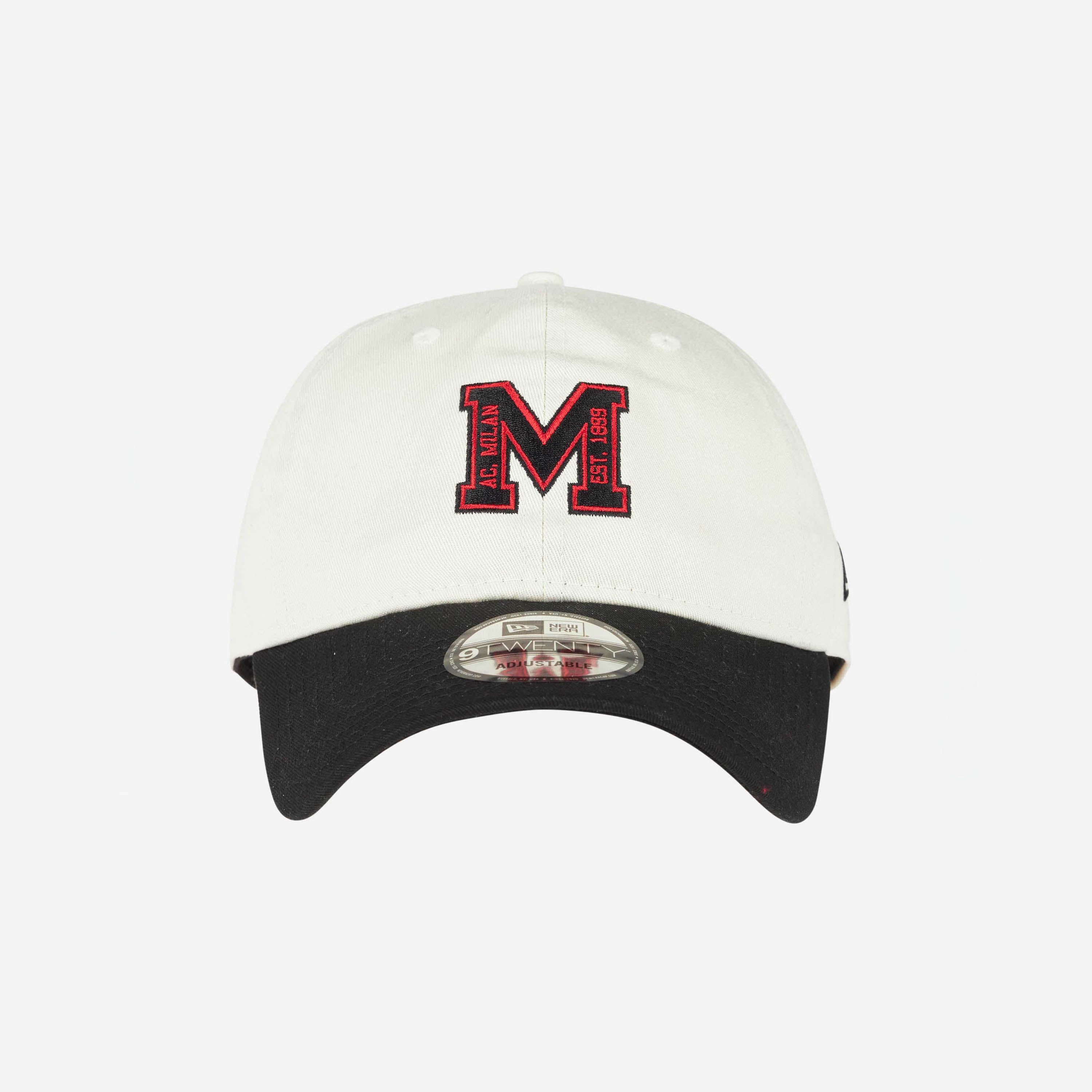AC Milan 9TWENTY New Era Cappello Bianco M Nera