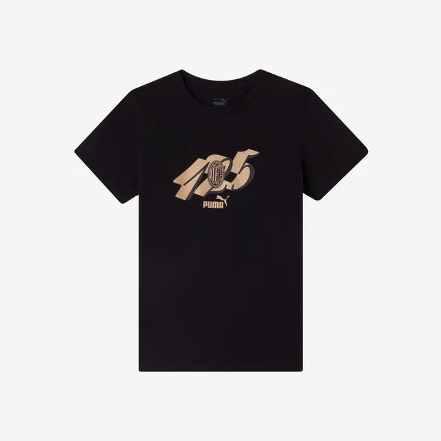 AC Milan 125th Anniversary Culture t-shirt bimbo nera oro