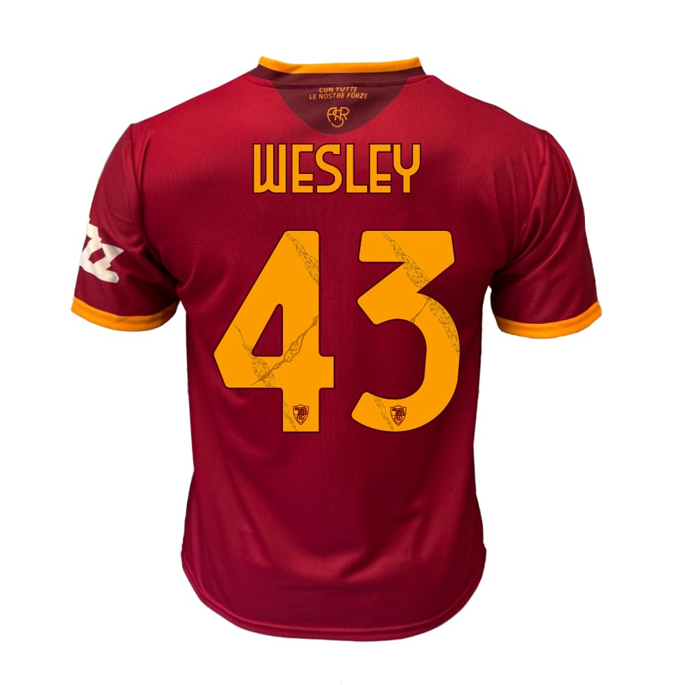 Roma Fanshop Abbigliamento AS Roma Replica Home 26-27 maglia L rossa