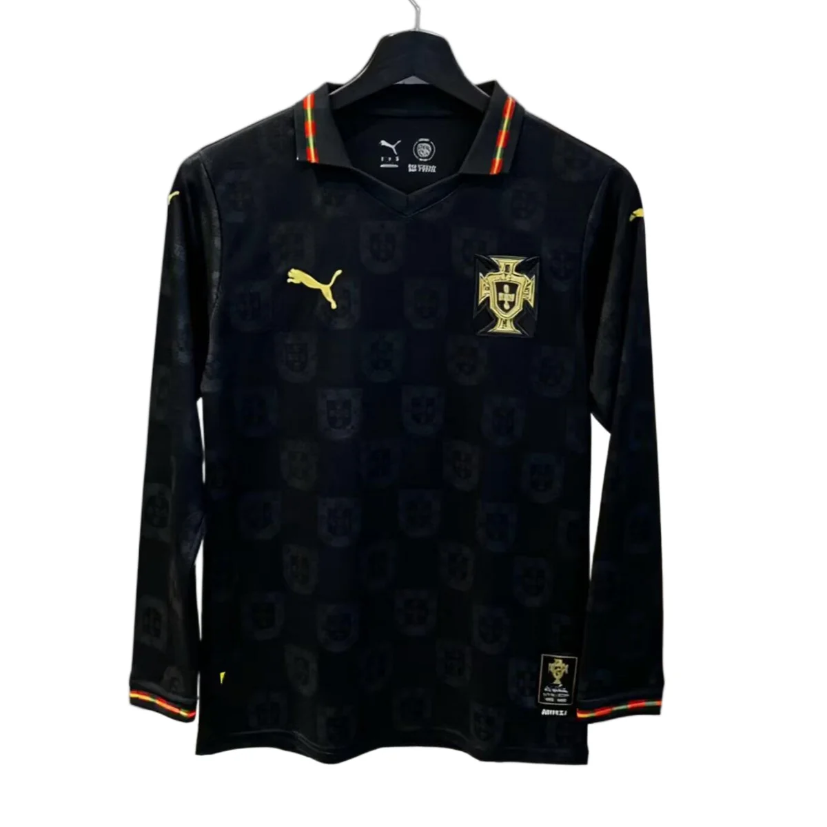 Tifoso Store Portogallo Nera 2026 Maglia Maniche Lunghe