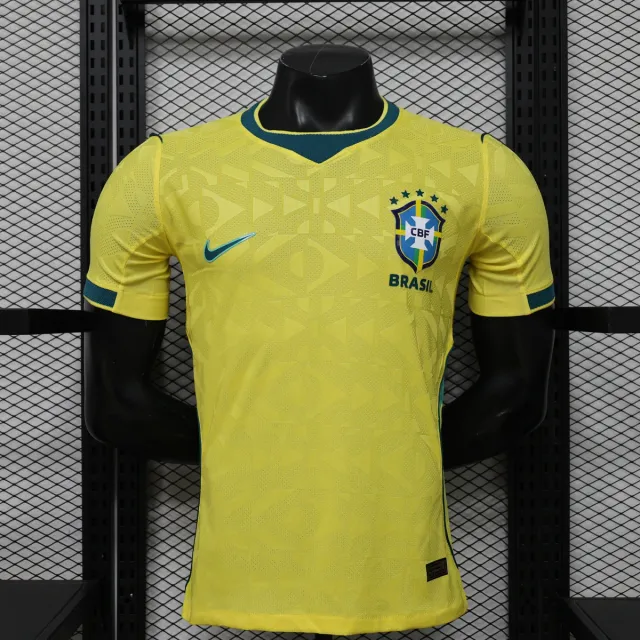 Brasile Mondiali 2026 Prima Maglia calcio gialla player