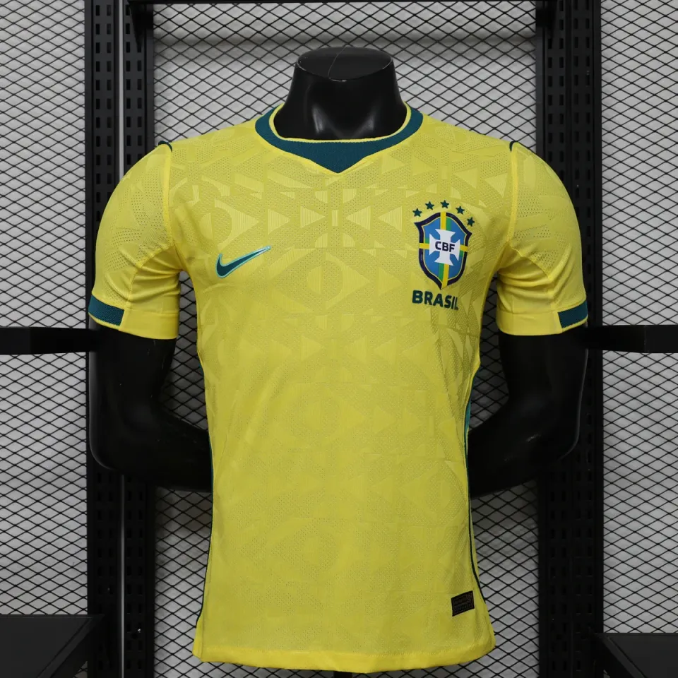 Brasile Mondiali 2026 Prima Maglia calcio gialla player