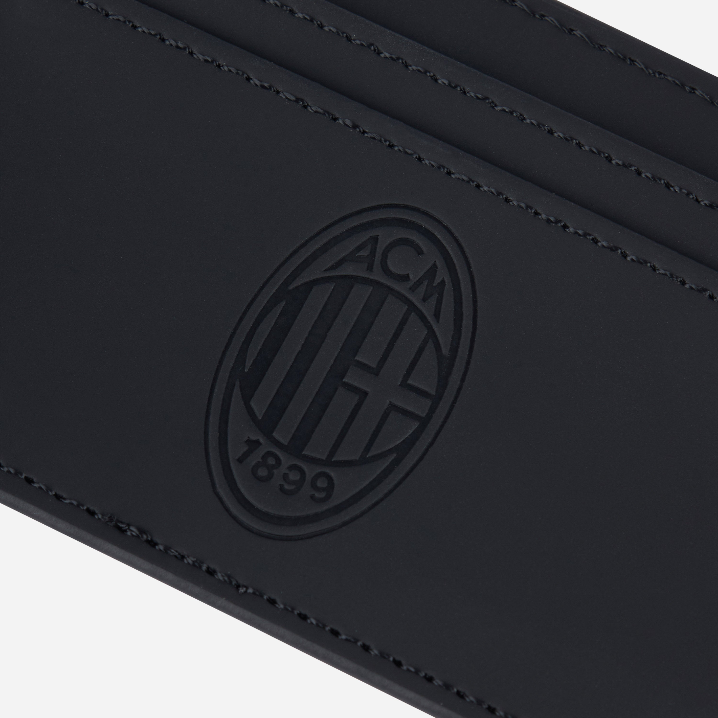 AC Milan portacarte impermeabile nero 7x10 logo
