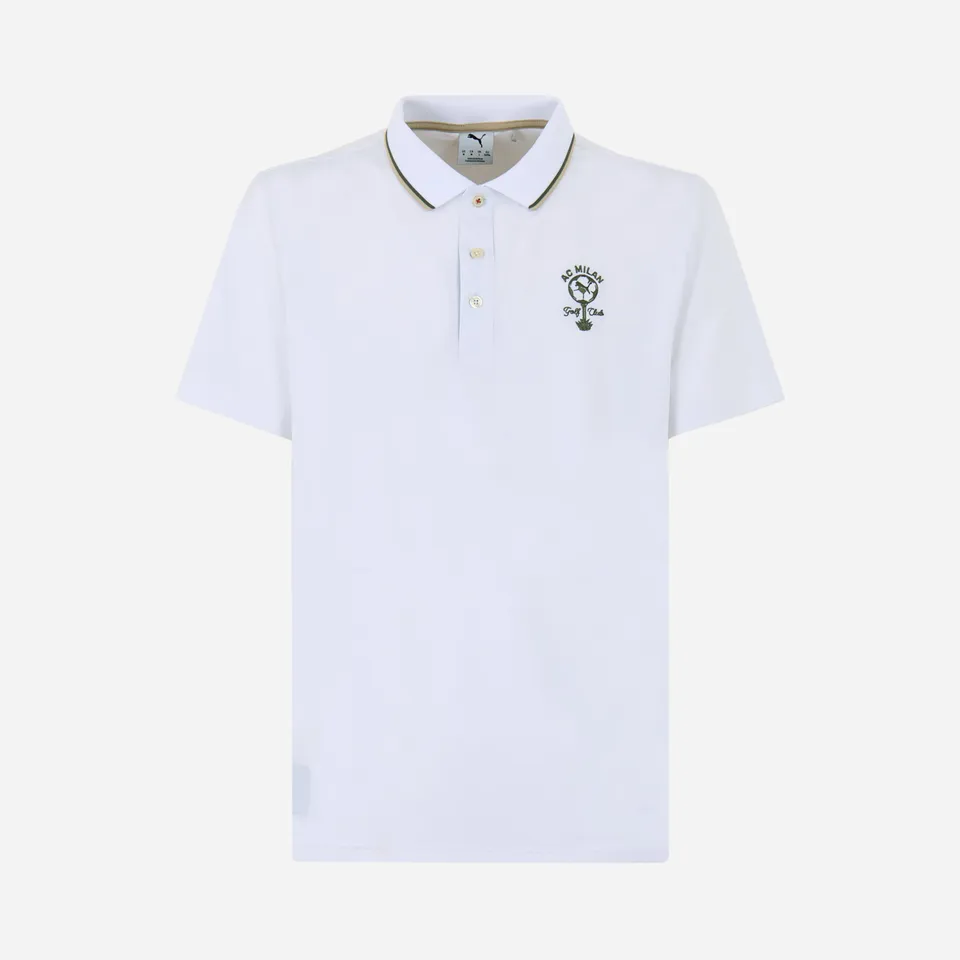 AC Milan Polo Milan Puma X ACM Golf Club polo bianca uomo traspirante