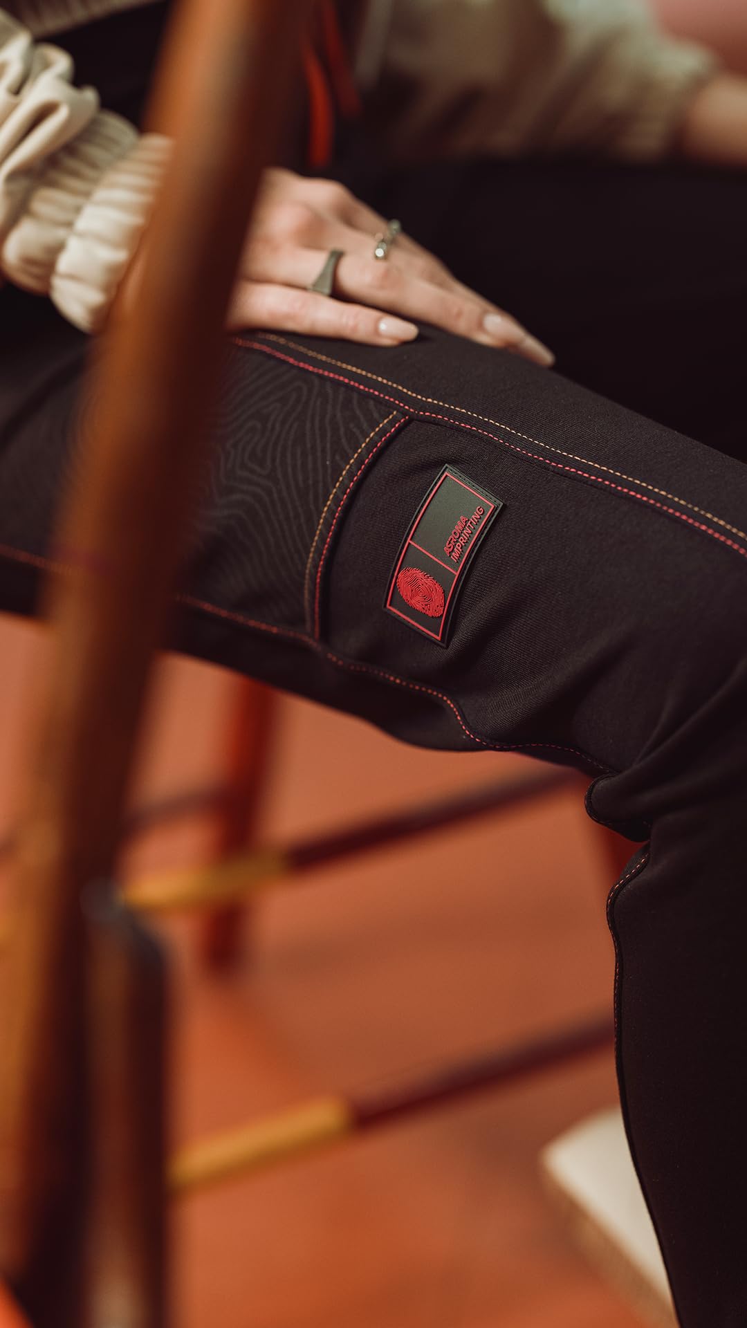 AS Roma Imprinting Jogger Pantaloni tuta crema M