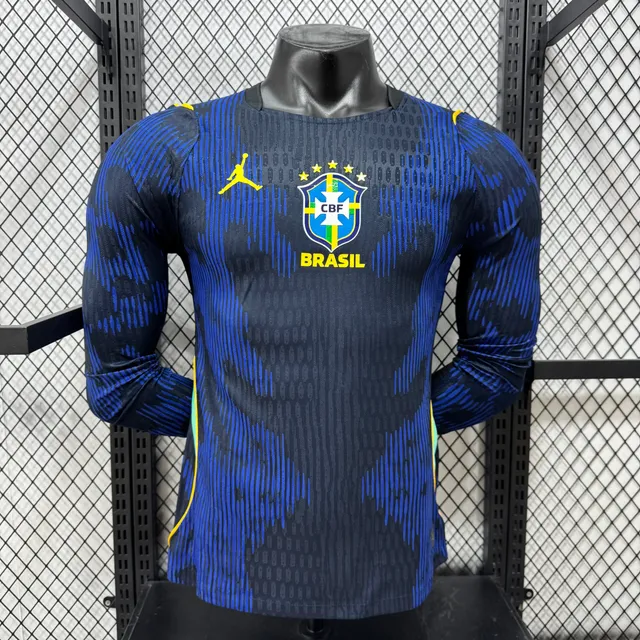 Tifoso Store Brasile Away 2026/27 maglia calcio manica lunga player