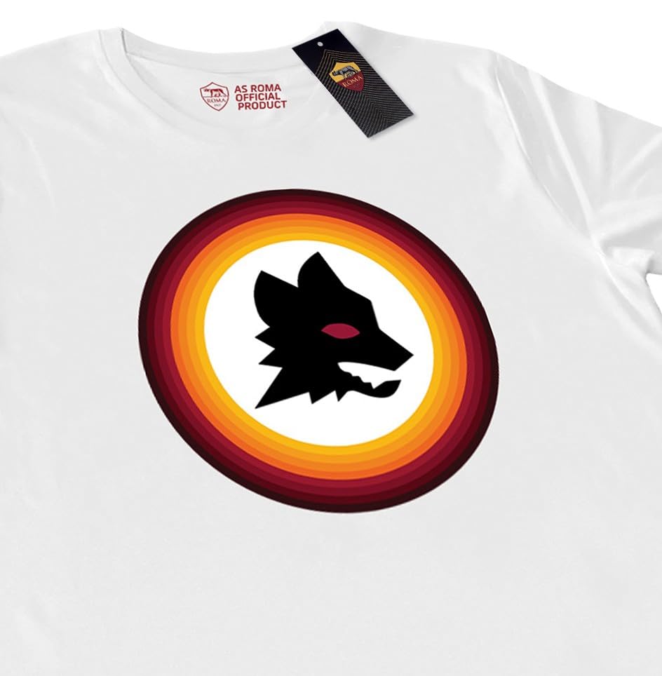 AS Roma TSU001 Maglietta Taglia M Lupetto Gratton Stadio