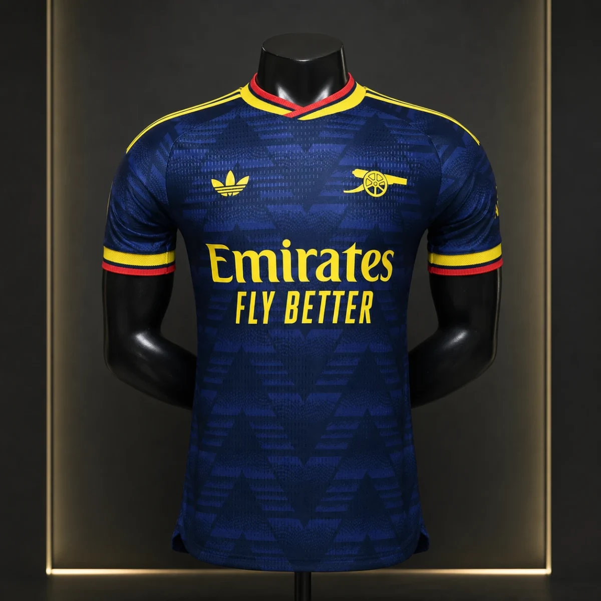 Arsenal Away 2026/27 Maglia Calcio Giocatore Blu Navy S