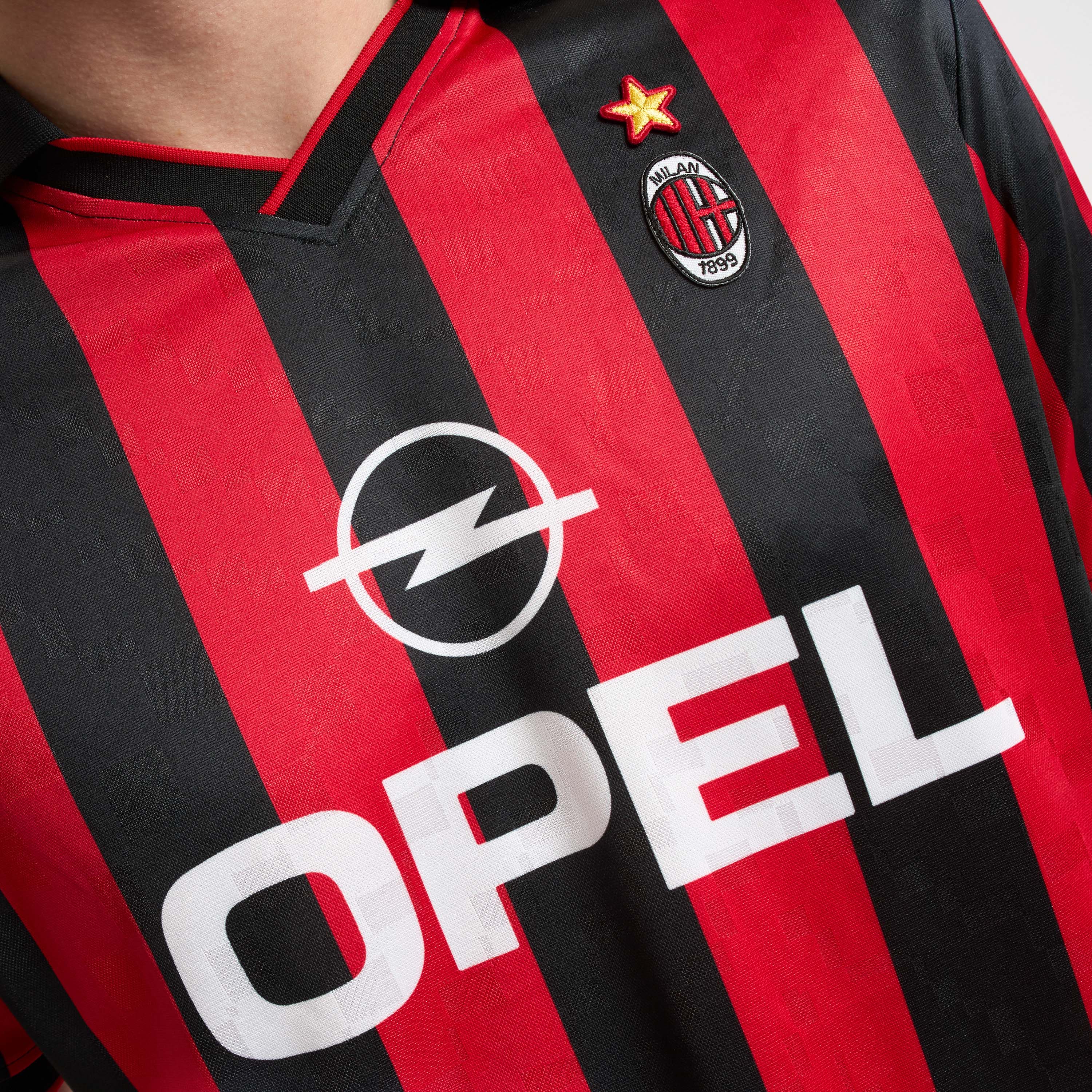 AC Milan Maglie Retro 1995/96 Maglia Home Righe Rossonere