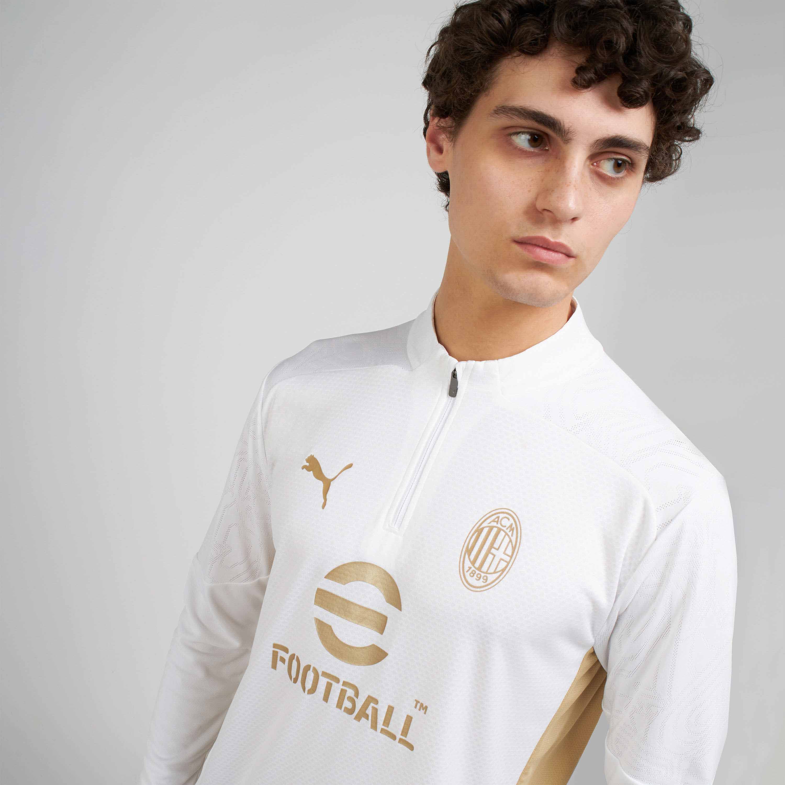 AC Milan Allenamento Training 2024/25 felpa 1/4 zip slim