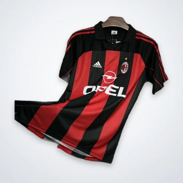 Tifoso Store Maglie da Calcio Maglia Milan 2000/02 maglia retro