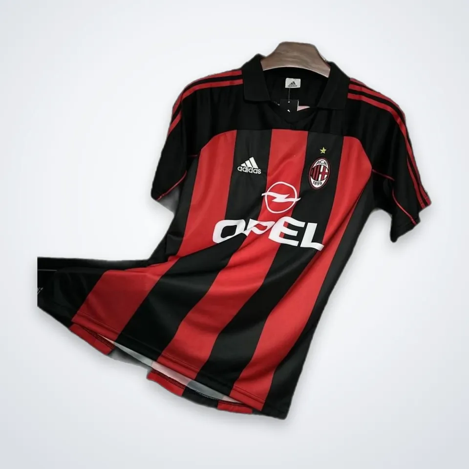 Tifoso Store Maglie da Calcio Maglia Milan 2000/02 maglia retro