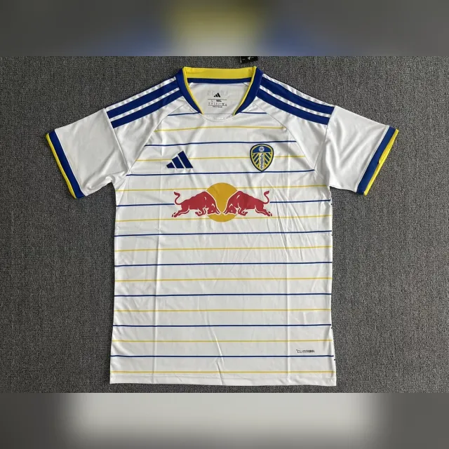 Tifoso Store Maglie da Calcio Leeds United Home 2026/27 maglia bianca righe