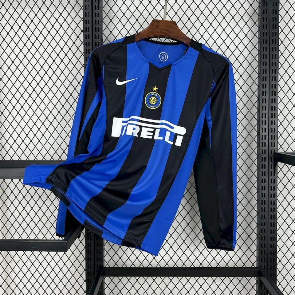 Tifoso Store Inter 2004/05 maglia manica lunga nerazzurra