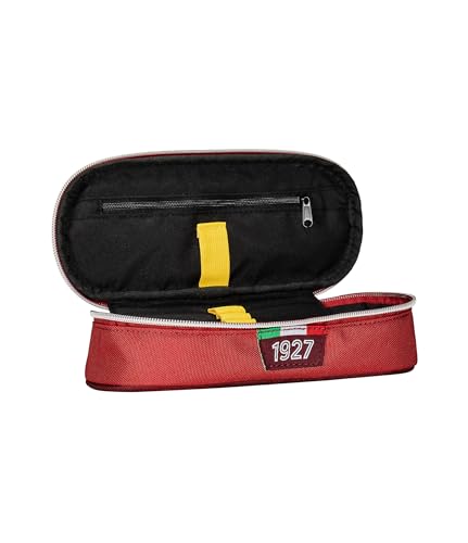 Roma Fanshop Scuola Round Plus portapenne giallo rosso