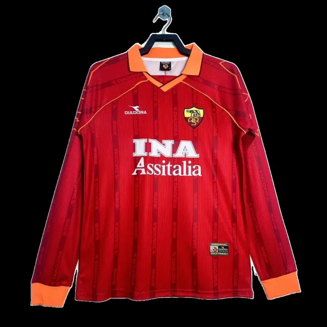 Tifoso Store Maglia Roma 1999/00 maglia da tifoso manica lunga rossa