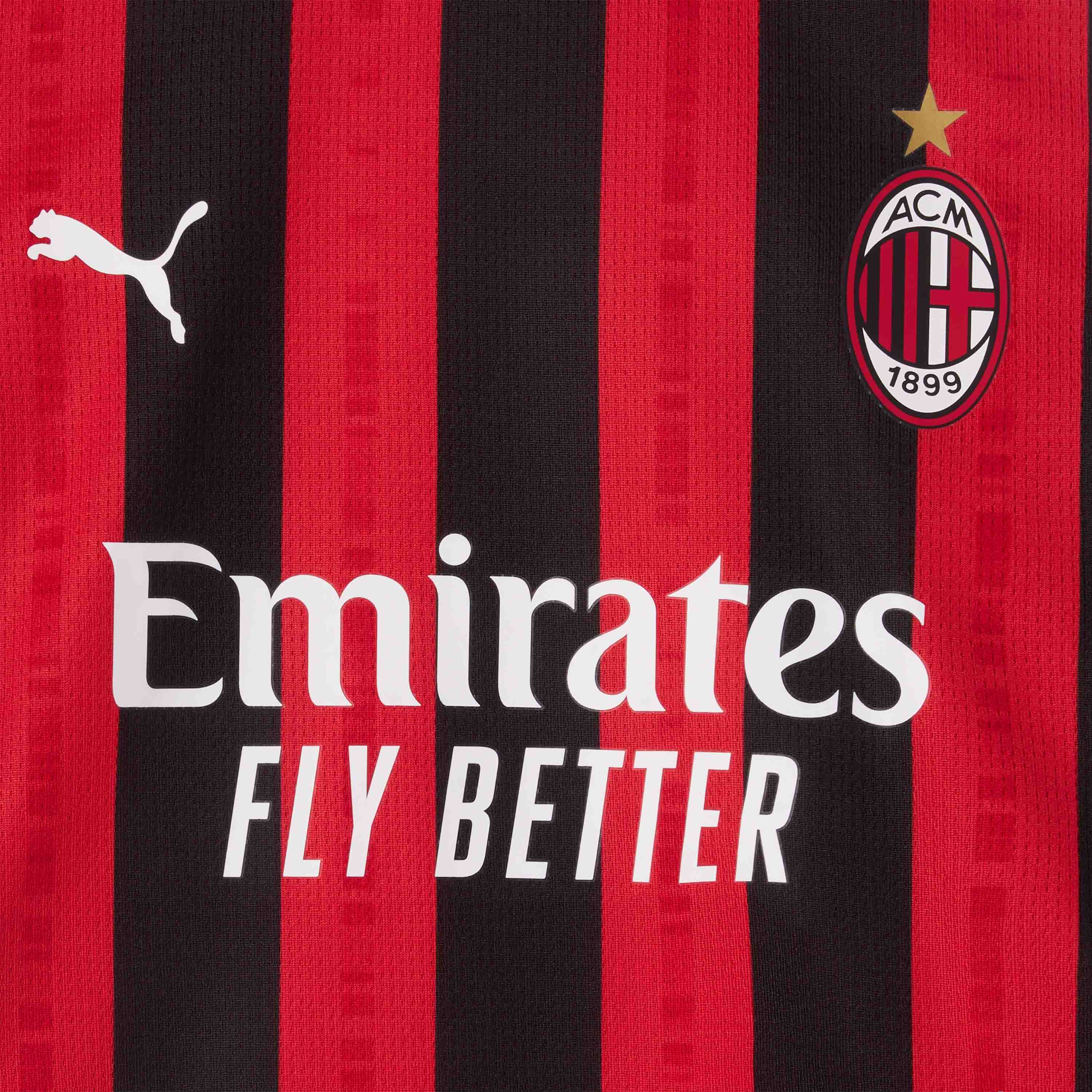 AC Milan Kit Gara Home 2024/25 Baby Maglia Pantaloncini