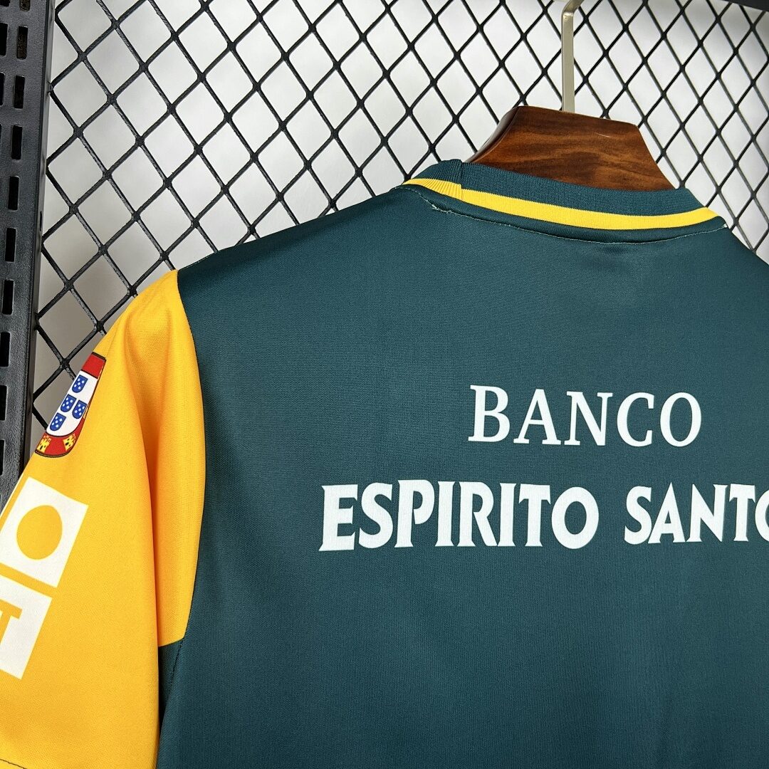 Sporting CP 2002/03 maglia retro verde bianca taglie S-XXL