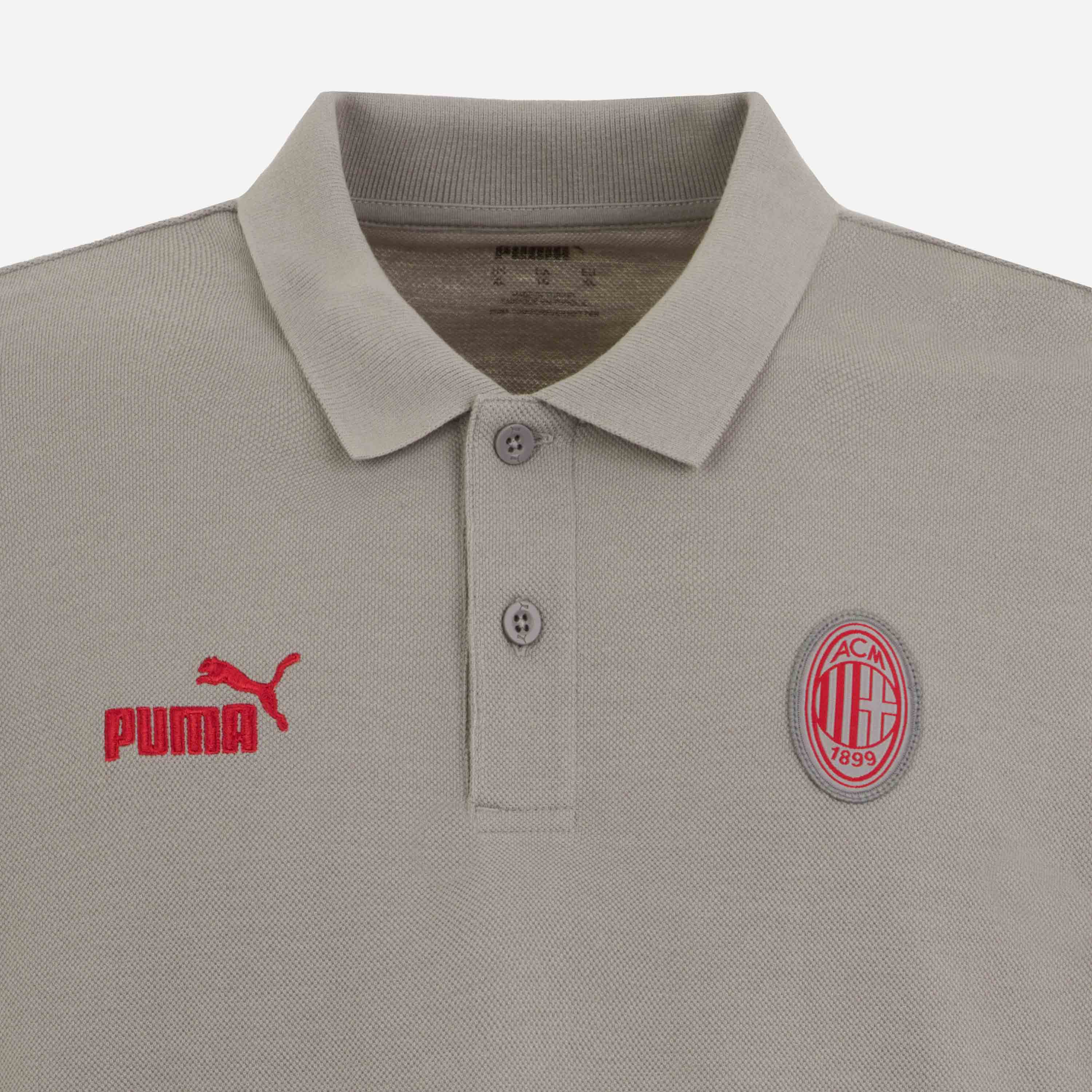 AC Milan Archive Polo Uomo Capsule Puma Grigia