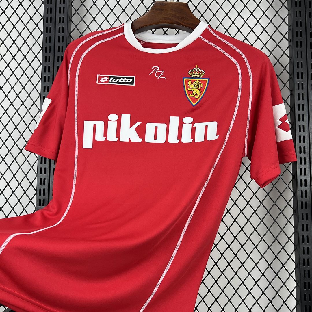 Tifoso Store Maglie da Calcio Seconda Real Zaragoza 2004/05 maglia blu