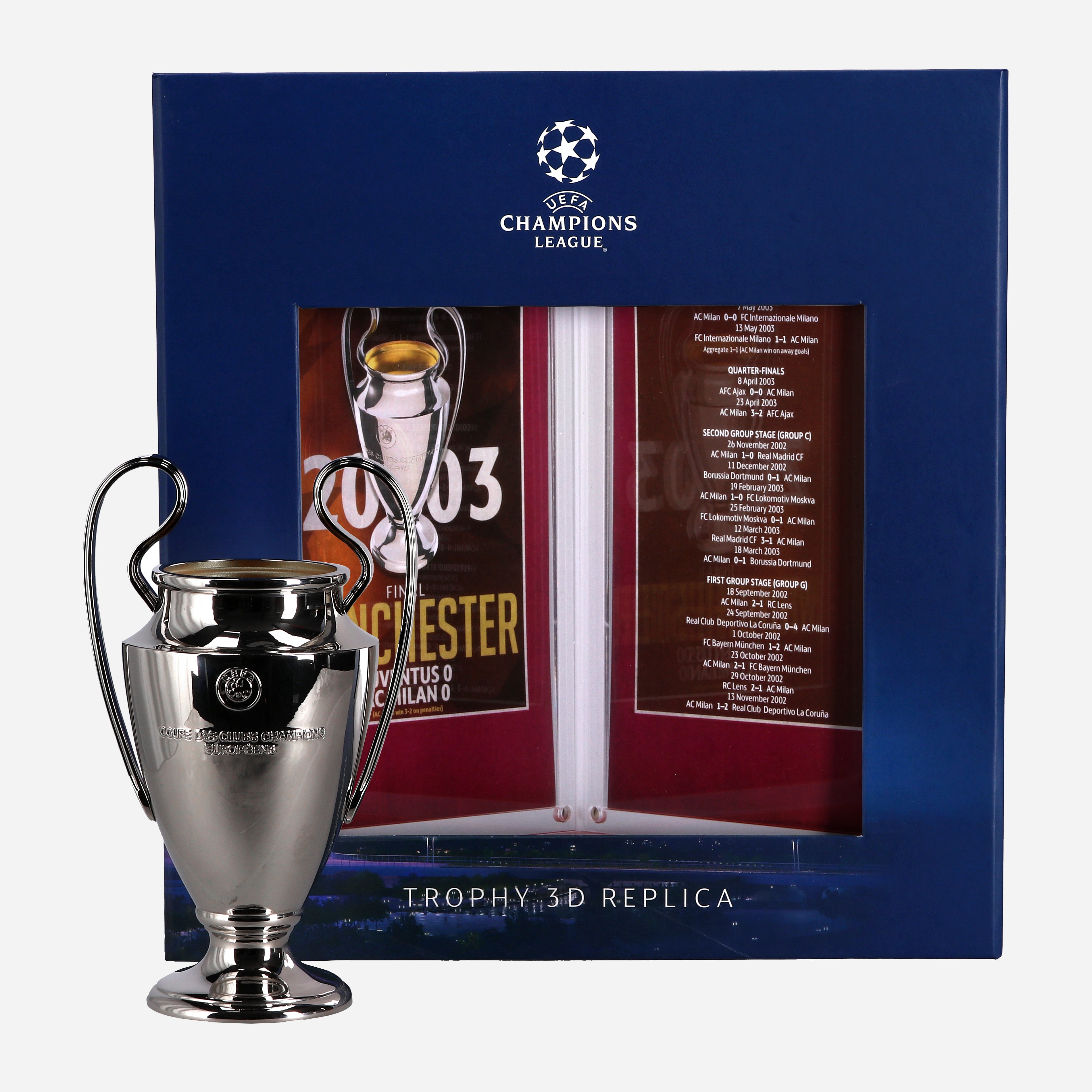 AC Milan Le Livre Ouvert locandina 150 mm 2003 souvenir