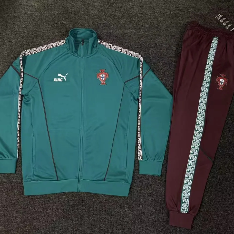 Portogallo 2026/27 Tuta Verde Full Zip giacca + pantaloni