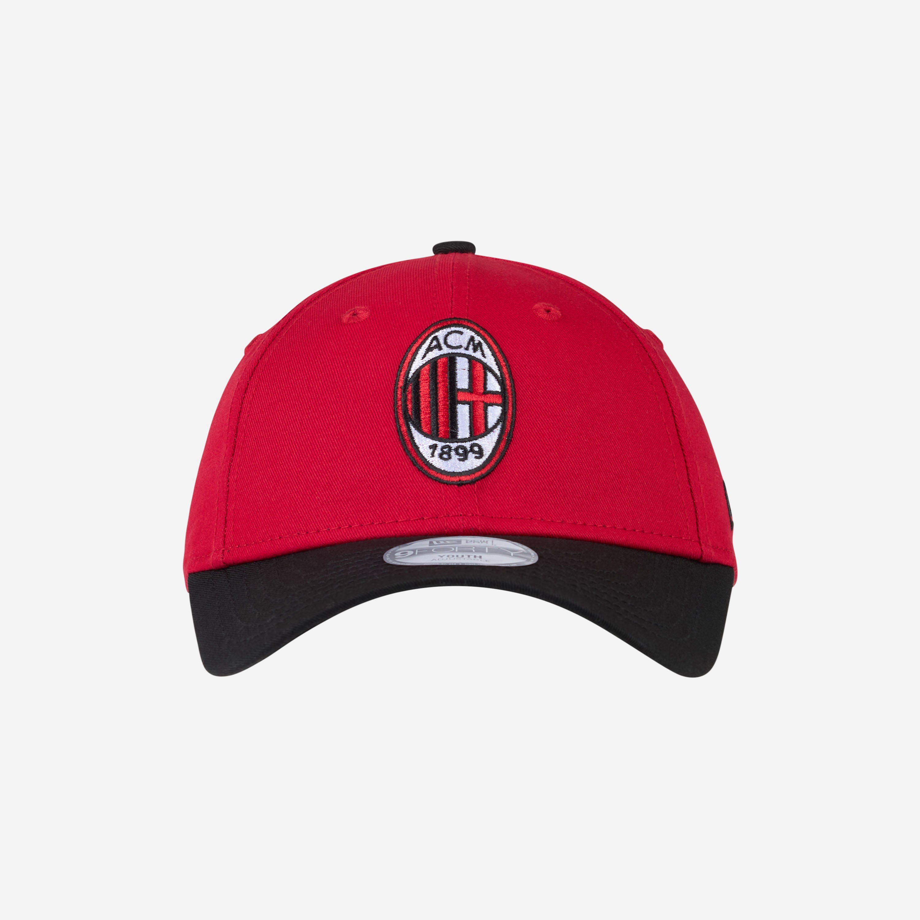 AC Milan New Era 9Forty cappello bambino rosso nero cotone