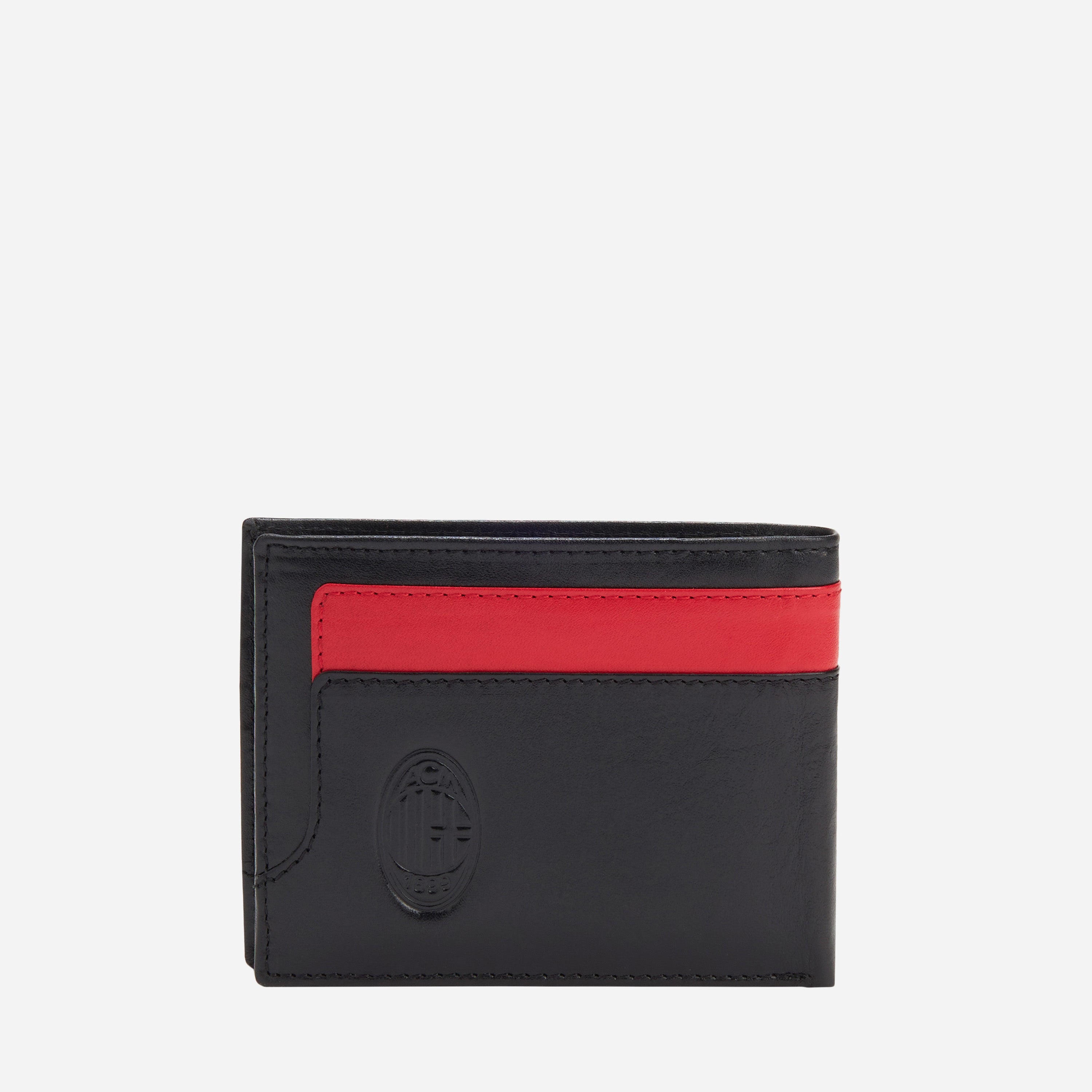 AC Milan Accessori portafoglio pelle nero One Size unisex