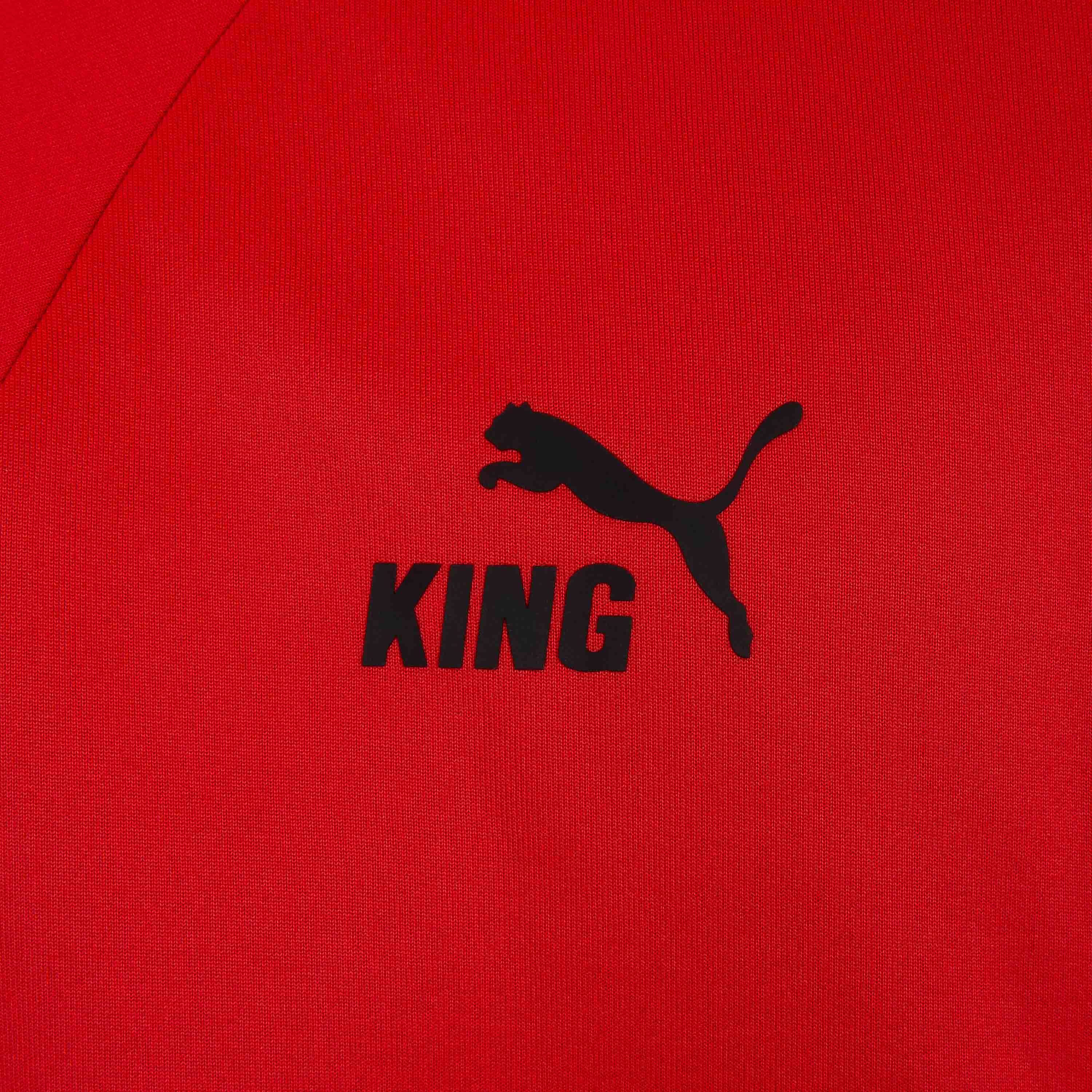AC Milan King Collection giacca uomo rossa M zip tasche