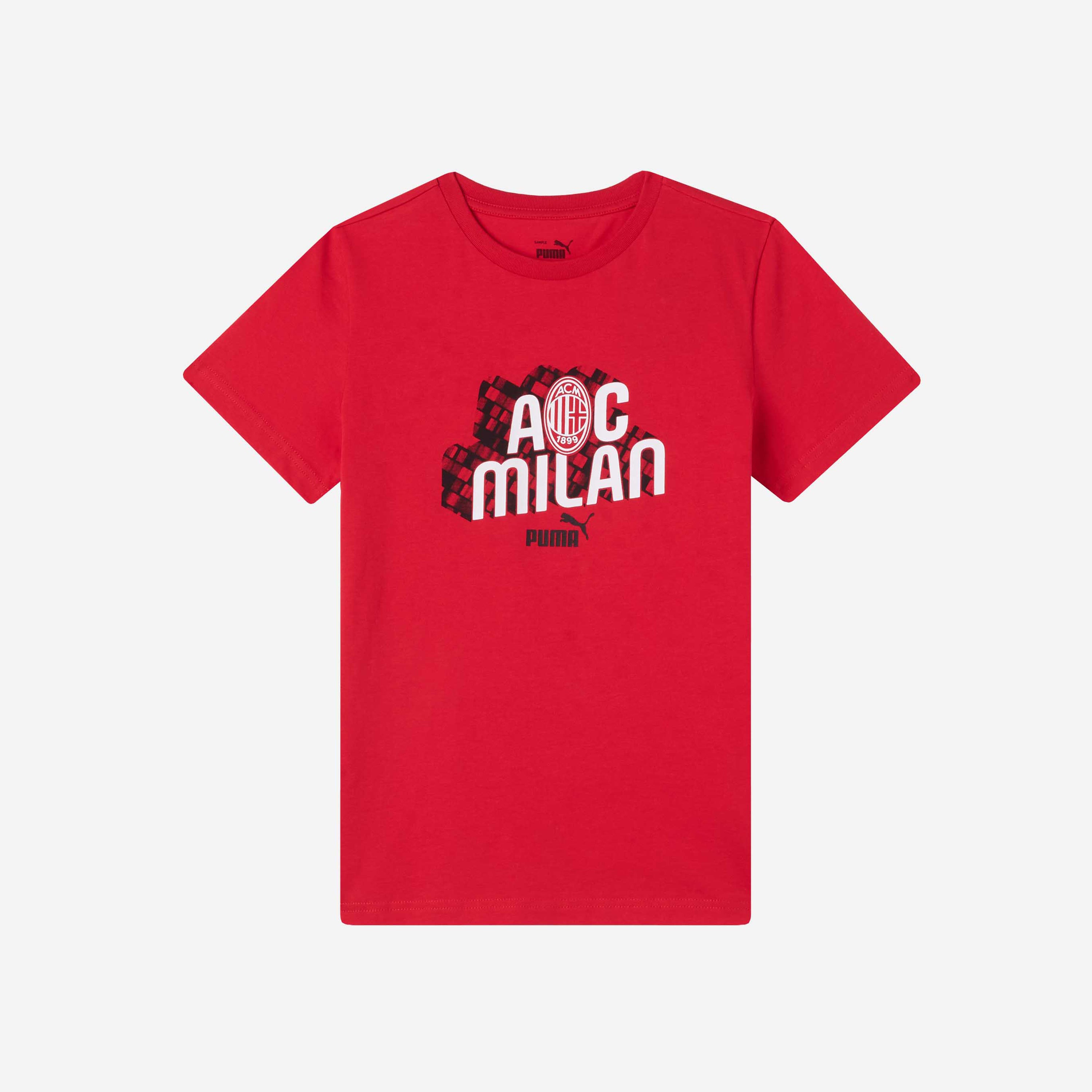 AC Milan Culture T-Shirt Bambino Rossa 8 Anni Cotone