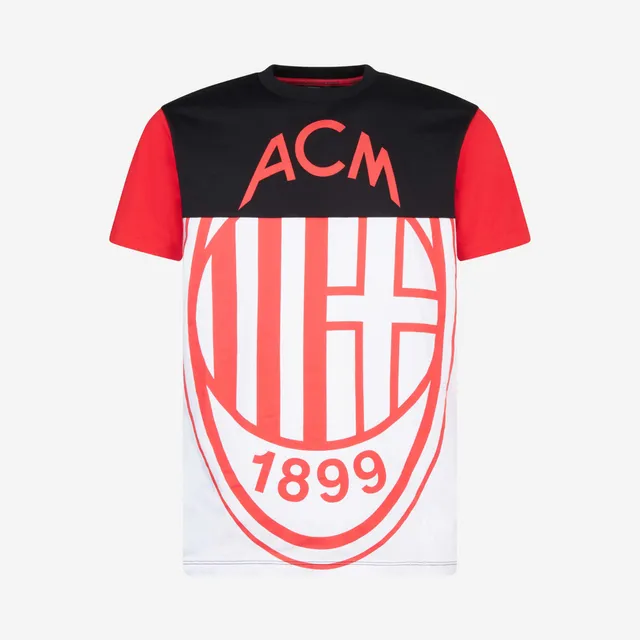 AC Milan Magliette Milan Front-Print maglietta rossa uomo