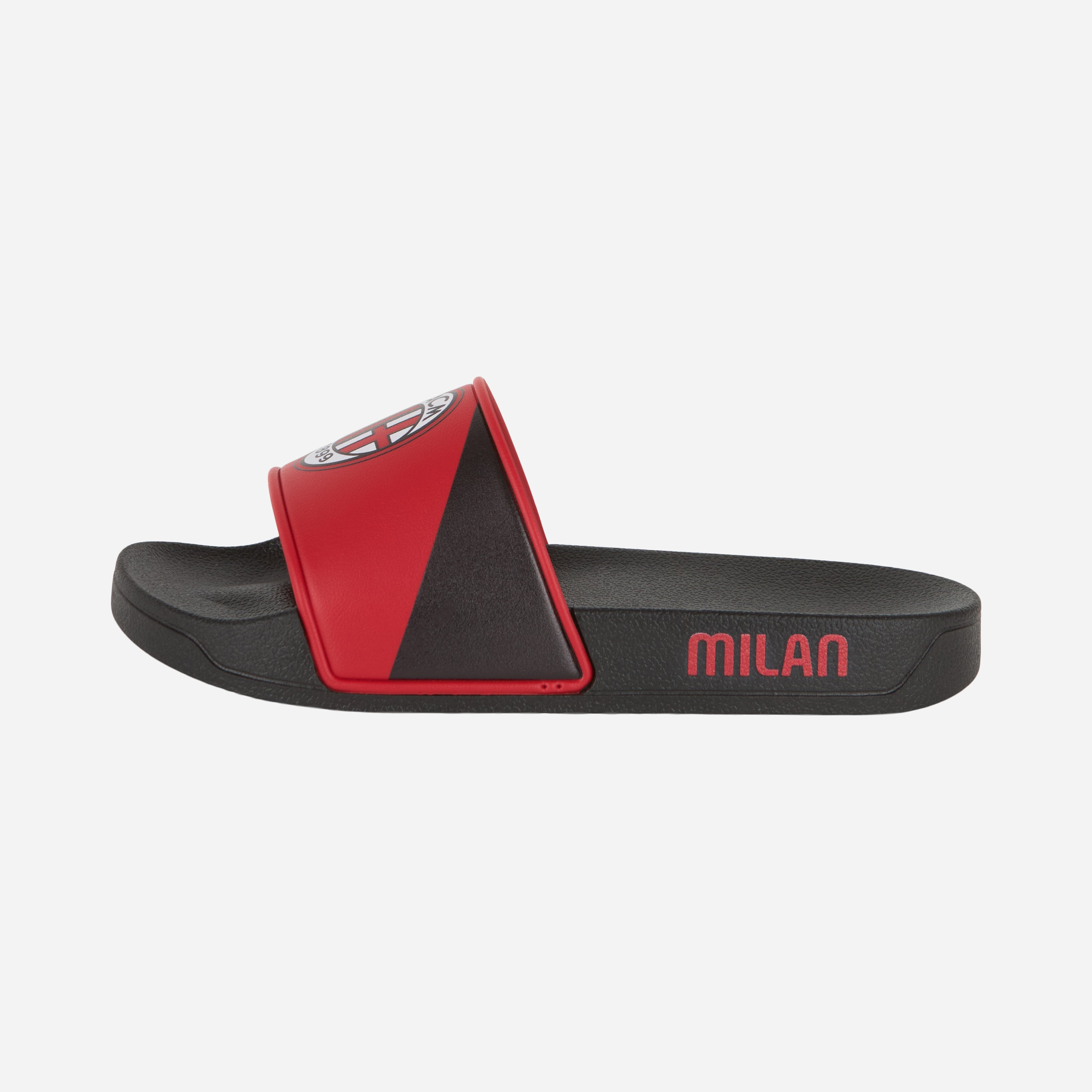 Scarpe Milan Kids Logo ciabatte nere bambino